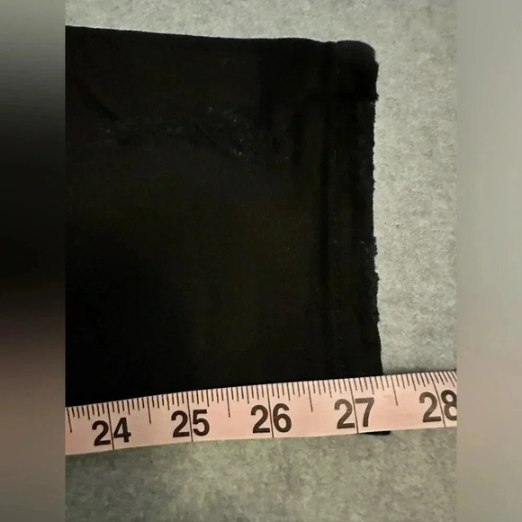 Bridge by Gly black distressed mid rise ankle skinny denim jeans size 29 - Picture 7 of 9